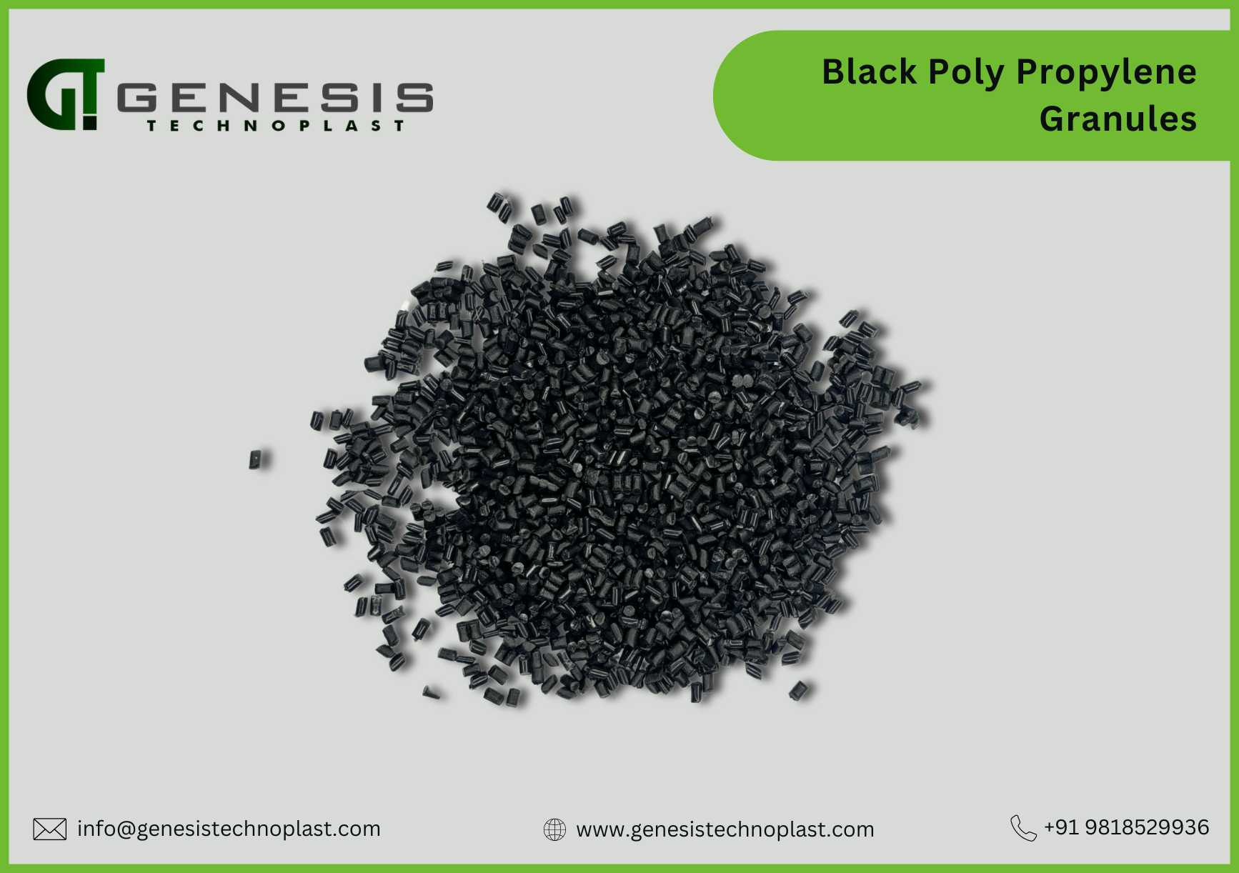 Genesis technoplast plastic granules manufacturer: Black PP Granules