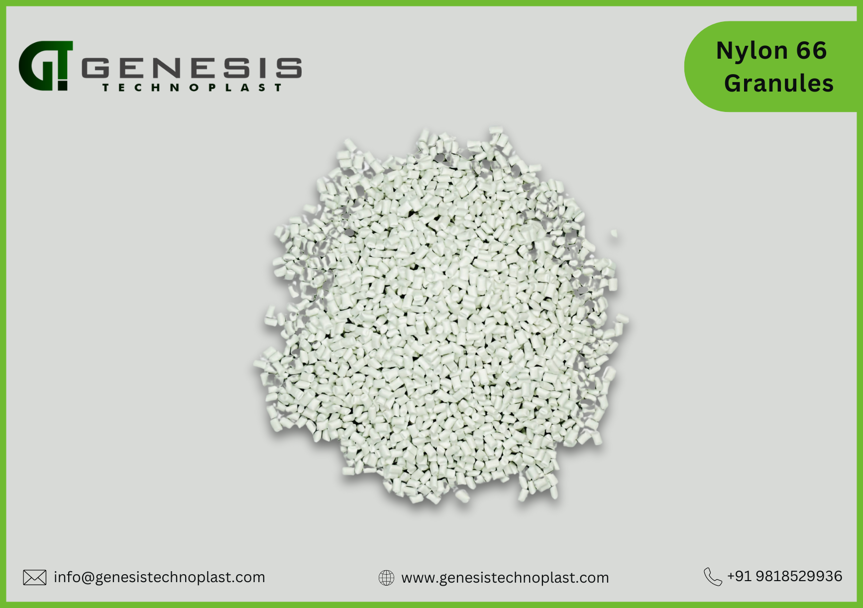 Genesis technoplast plastic granules manufacturer: Nylon 66 Granules